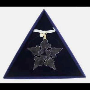 Annual Swarovski holiday star/snowflake ornament - 2021